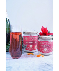 Rewined Candle Cocktail Poinsetiia