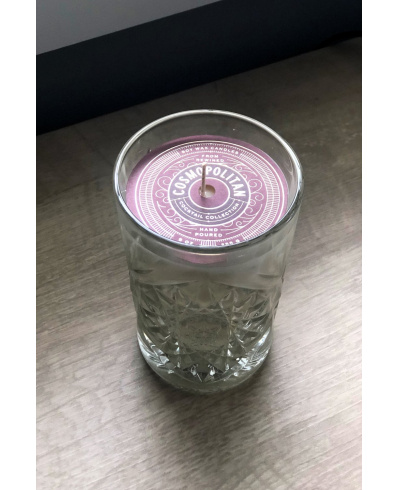 Cosmopolitan candle in drinking glass 255 g